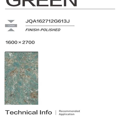 Living Room Slab Wall Slab Amazon Green Marble Slab 1600x2700mm Size, Ideal For Creating Serene And Refreshing Spaces